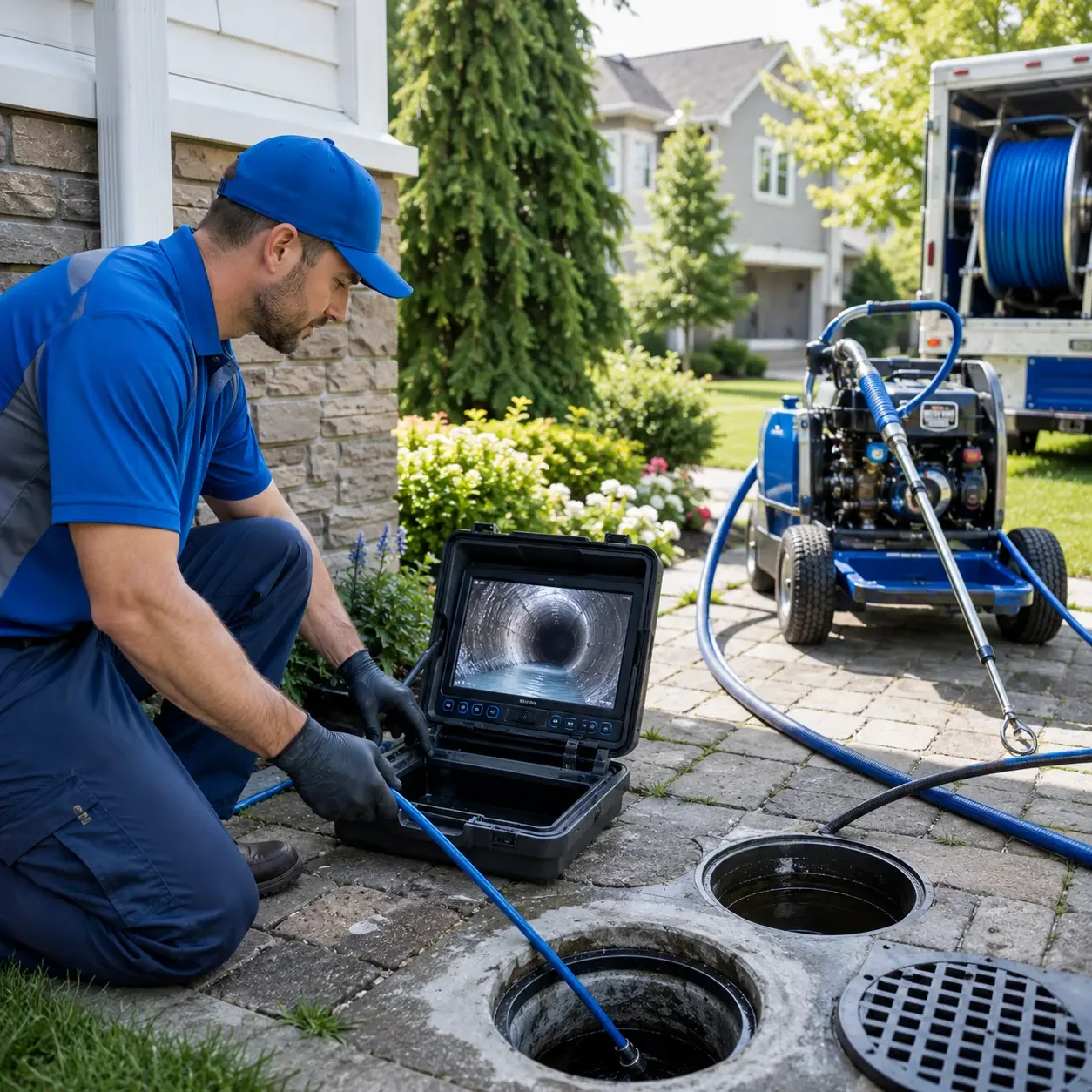 Outdoor drain cleaning professionals serving Mount Erie, IL